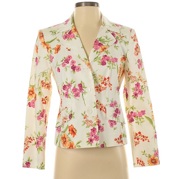 Talbots Jackets & Blazers - New Talbots floral blazer